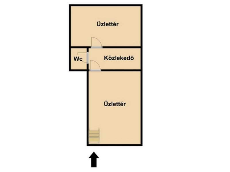 IX. kerületben utcai bejáratú üzlet kiadó