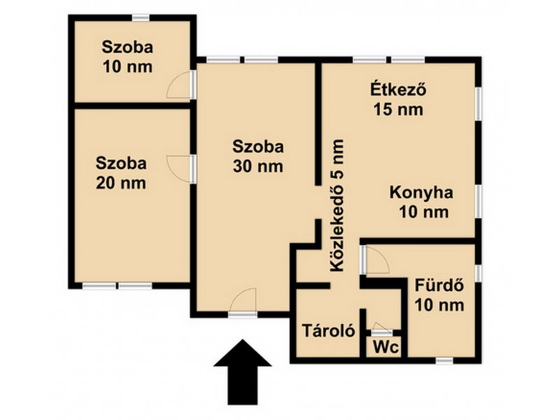 Kertvárosi társasházi lakás eladó!