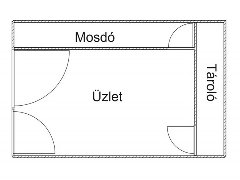 X. kerület, Utcai bejárat , Világos üzlethelyiség