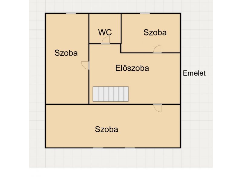 Eladó 1+3 szobás kertes ház