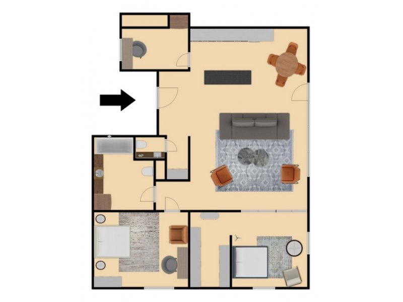 LOFT STÍLUS LUXUS ELEGÁNS ERKÉLYES GIZELLA MALOM