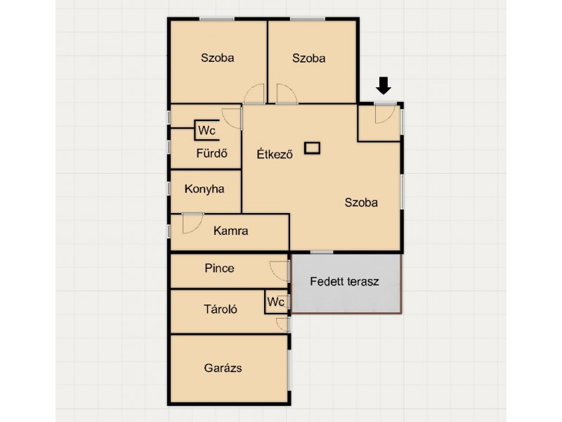 Eladó felújított családi ház Pest megye déli részén